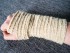 Naalbinding - Wrist warmer made with Brodén stitch.